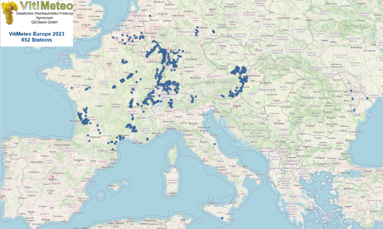 VitiMeteo in Europa
