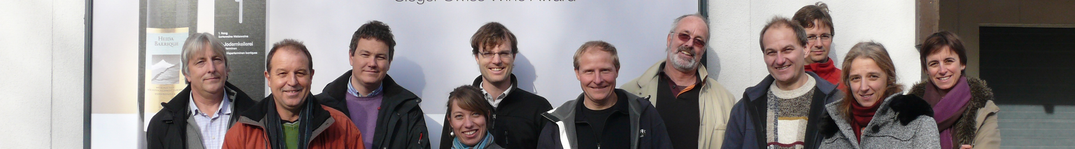 Das VitiMeteo-Team 2013 in Vispterminen, Schweiz