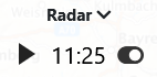 Kontrolle Regenradar klein